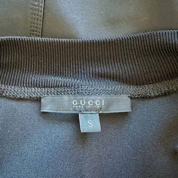 Authentic Gucci Black Neoprene Zipper Front Dress - Picture 10 of 17